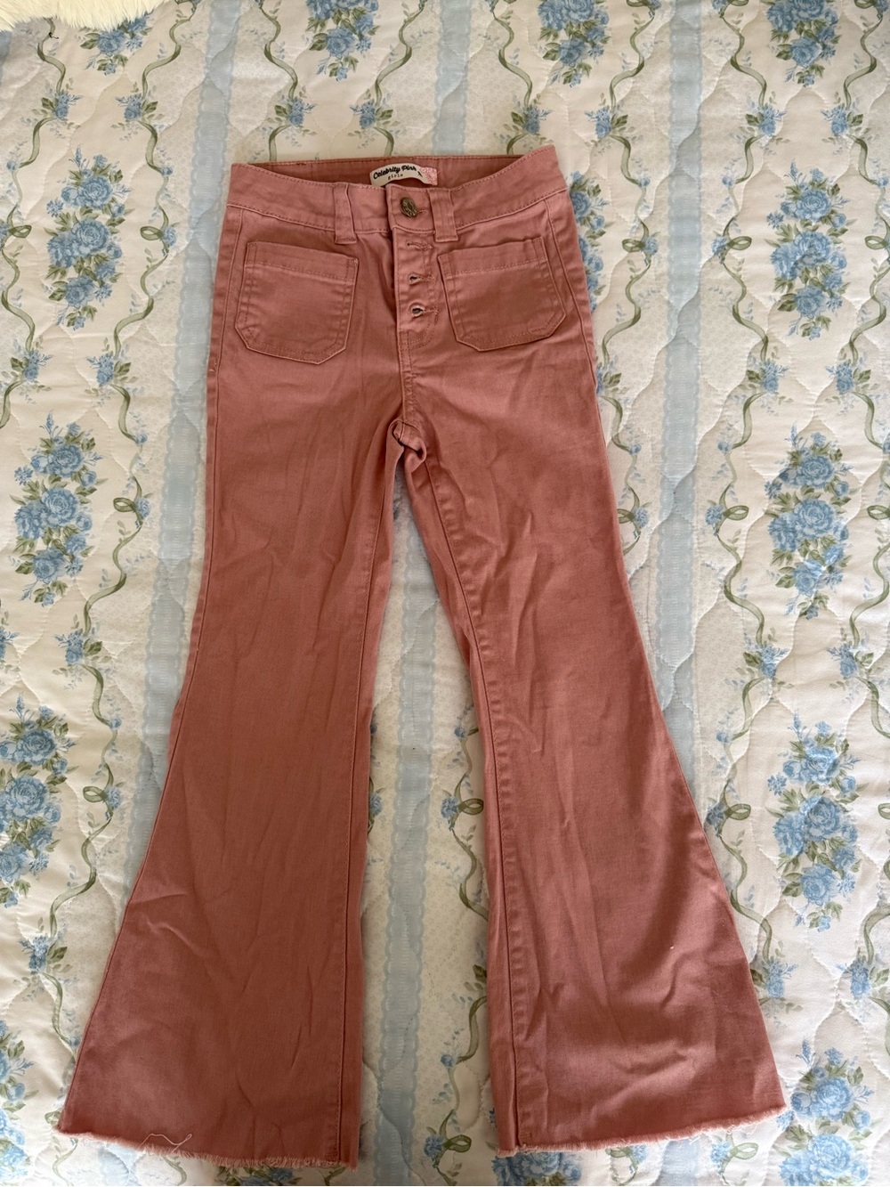 Celebrity Pink Girls’ Dusty Rose Flare Jeans